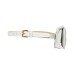  Women’s Oversized Woven Belt Bag, White,S