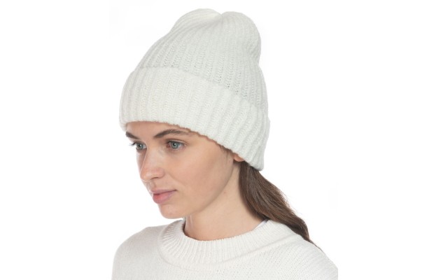 Style & Co Rib Solid Beanie With Lurex, White