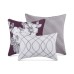  Peony Garden Floral 12-Pc. King Bedding Set, Purple