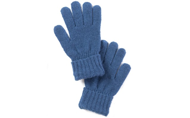 Style & Co Rib Solid Gloves, Navy