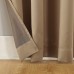 Sun Zero Grant 54″ x 84″ Grommet Top Curtain Panel, Taupe