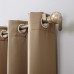 Sun Zero Grant 54″ x 84″ Grommet Top Curtain Panel, Taupe