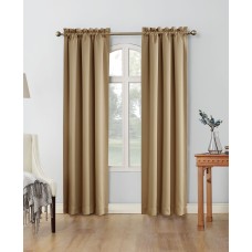 Sun Zero Shaw 80″ x 84″ Theater Grade Extreme Blackout Rod Pocket Curtain Panel Pair