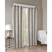 Mirage 50″ x 95″ Damask Total Blackout Curtain Panel, Gray