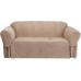 Sure Fit Soft Faux Suede Sofa Slipcover, Taupe