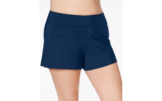  Plus Size Swim Shorts, Navy, 20W