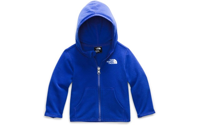  Infant Glacier Full Zip Hoodie, Blue/White, 3-6 Months