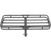  Folding Fold Hitch-Mount Cargo Carrier Mounted Basket Luggage Rack, 500 Lbs Capacity, Black, 53.5 x 19.5 x 6