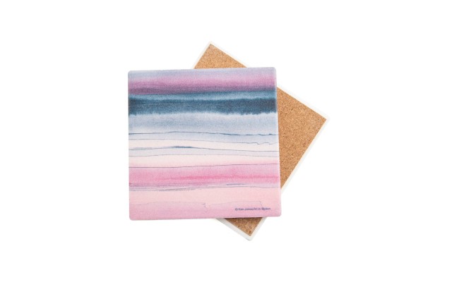  Navy Blush Coaster