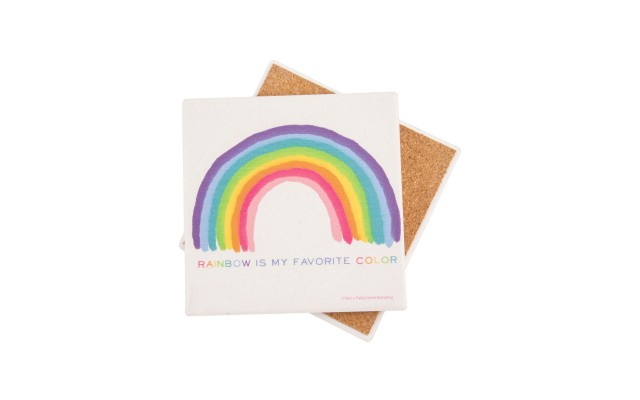  Rainbow Favorite Color Coaster