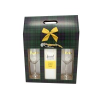 TMD Holdings Cheers Hostess Set Wine Opener and Set of 2 Wine Stems