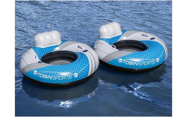  River Tubes with Backrest and Cup Holders New – 2 Pack