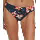  Floral-Print Bikini Bottoms Women’s Swimsuit, Navy, XL