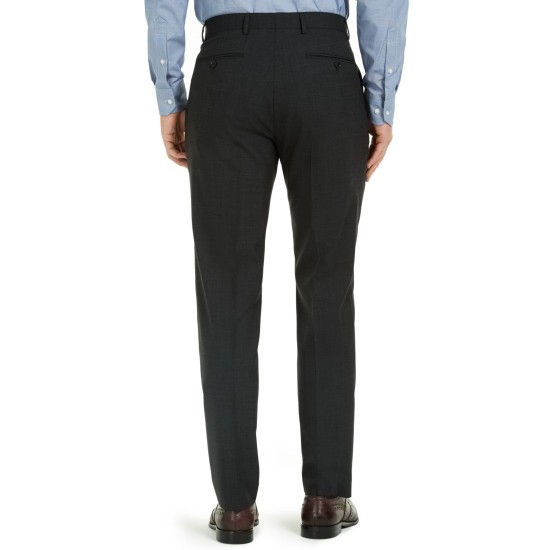  Men’s Modern-Fit Charcoal THFlex Suit Pants, Charcoal