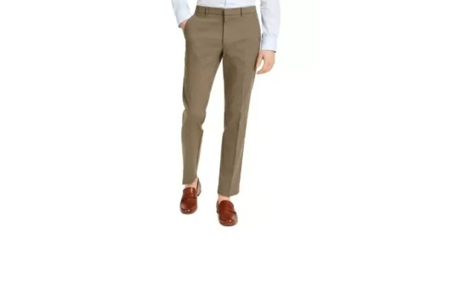  Men’s Modern-Fit Th Flex Stretch Comfort Solid Performance Pants (Olive 32×30)