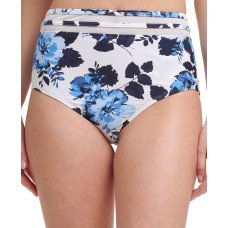 Tommy Hilfiger Scalloped-Edge Printed Swim Bottoms, X-Large, Multicolor