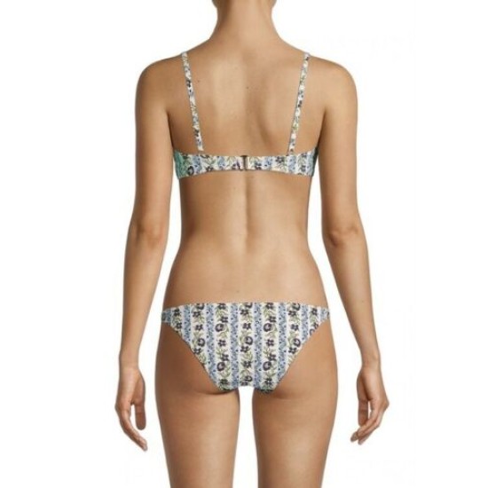  Printed Underwire Bikini Top, Medium, Multi