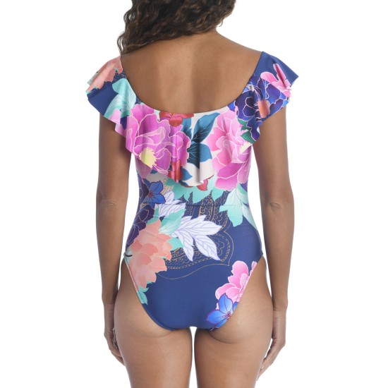  Opulent Oasis One-Piece Swimsuit, Multi, 4