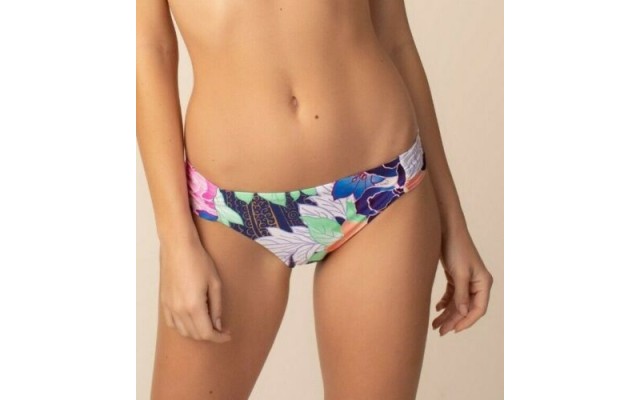  Opulent Oasis Printed Hipster Bikini Bottoms Women’s Swimsuit, Multi, 6