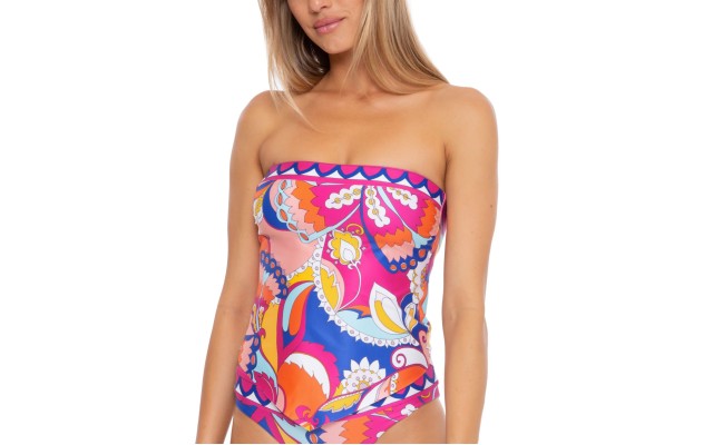  Sevilla Tankini Top Women’s Swimsuit, Pink, 4