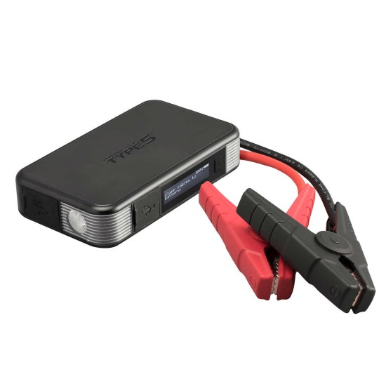 8000MAH Portable Power Bank Jump Starter with LCD Screen