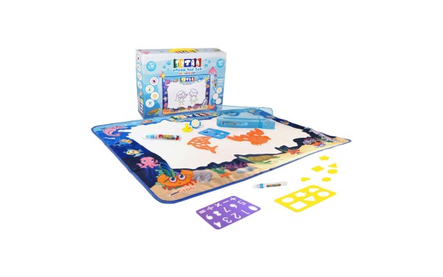   Magic Water Doodling Mat for Kids - Under-the-Sea Theme
