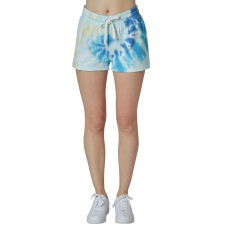 Ultra Flirt Juniors’ Tie-Dye Sweat Shorts, Blue, Small