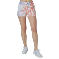 Ultra Flirt Juniors’ Tie-Dye Sweat Shorts, Blush, X-Small