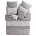  Home Arcadia Embroidered 8 Piece Queen Comforter Set Bedding,Taupe