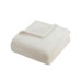  Home High Pile Plush Throw, Ivory, 70X52
