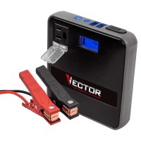 Vector 800 Peak AMP Jump Starter, Inverter and Portable Power Pack, Silver