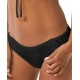  Crochet Strappy Bikini Bottoms Women’s Swimsuit, Black,S