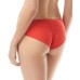  Riviera Shirred Cheeky Bikini Bottom, Poppy, Large