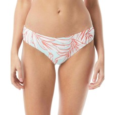 Vince Camuto Shirred Printed Bikini Bottoms, X-Small, Multicolor