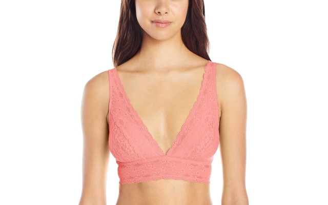  Women’s Halo Soft Cup Bralette (Conch Shell, 34)