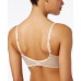  Women’s Plus Size Bodysuede Ultra Full Figure Seamless Underwire Bra,French Nude, 40DD