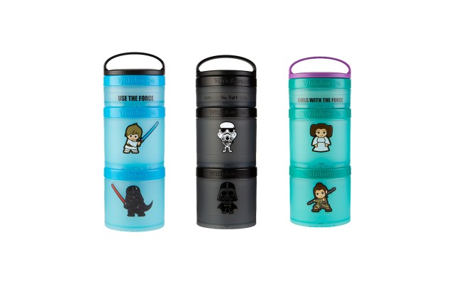  Star Wars Snacking Containers Dishwasher Safe – 3 Pack, Blue, Black, Green
