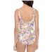 Women S Lauren Ralph Lauren  Majestic Paisley Ruffle One Piece Swimsuit, Multi, 14