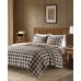  Buffalo Check Reversible 3-Pc. Oversized King/California King Quilt Mini Set, Tan