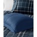  Flint Full/Queen 3 Piece CozySpun Down Alternative Comforter Mini Set, Navy