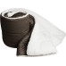 3 -piece  108267 Reversible Faux Fur and Sherpa Comforter, Chocolate, King