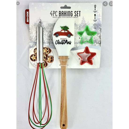 4pc Spatula Whisk And Co