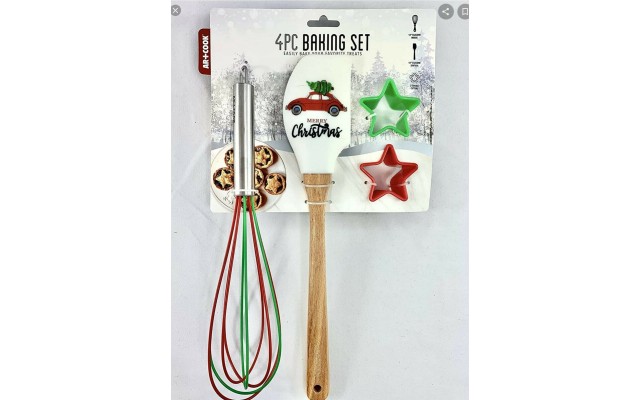 4pc Spatula Whisk And Co