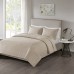  Otto King/California King 3 Piece Coverlet Set, khaki