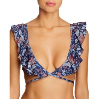 Abilane Top – Blue Flr Basic Bikini Top