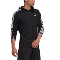 adidas Men’s Pullover Hoodie, Black, Large