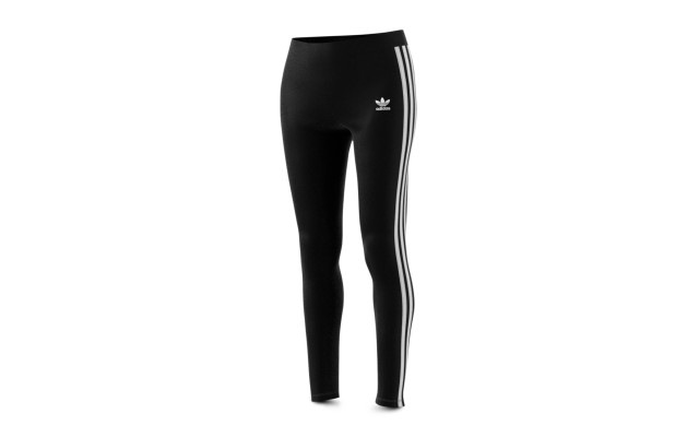  Originals Women’s Classic 3-Stripes Tights, Black, Medium
