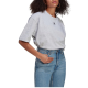  Originals Women’s Cotton Trefoil T-Shirt,Grey,Large