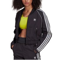 Adidas Originals Women’s Cropped Track Jacket, Black, Medium