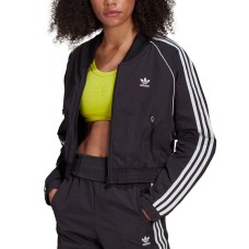 Adidas Originals Women’s Cropped Track Jacket, Black, Medium